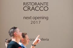 Next opening restaurant carlo cracco in Milan stock photography Next opening restaurant carlo cracco in Milan stock photography