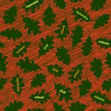 'September soon'. Autumn texture with scraped oak leaves. Contrast seamless pattern. vector illustration 'September soon'. Autumn texture with scraped oak leaves. Contrast seamless pattern. vector illustration