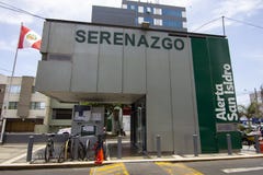 Serenazgo, οικοδόμηση ασφάλειας περιοχής του SAN Isidro στοκ φωτογραφίες με δικαίωμα ελεύθερης χρήσης Serenazgo, οικοδόμηση ασφάλειας περιοχής του SAN Isidro στοκ φωτογραφίες με δικαίωμα ελεύθερης χρήσης