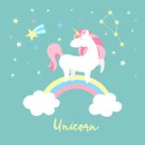 Serie di caratteri dell'unicorno Raccolta magica sveglia con l'unicorno, l'arcobaleno, il cuore, le ali leggiadramente ed il pall royalty illustrazione gratis Serie di caratteri dell'unicorno Raccolta magica sveglia con l'unicorno, l'arcobaleno, il cuore, le ali leggiadramente ed il pall royalty illustrazione gratis