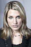 Serious Beautiful Blond Woman Royalty Free Stock Photography Serious Beautiful Blond Woman Royalty Free Stock Photography