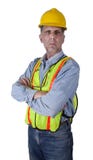 Serious Union Construction Worker Man Isolated stock photos Serious Union Construction Worker Man Isolated stock photos