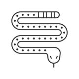 Serpent toxique, ensemble d'icône de caractère de Halloween, course editable illustration de vecteur Serpent toxique, ensemble d'icône de caractère de Halloween, course editable illustration de vecteur
