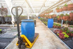 Serre chaude hydroponique moderne intérieure avec le contrôle de climat, culture des seedings, fleurs Horticulture industrielle photos stock Serre chaude hydroponique moderne intérieure avec le contrôle de climat, culture des seedings, fleurs Horticulture industrielle photos stock