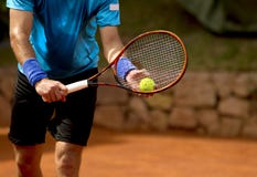 Serve tennis stock image Serve tennis stock image