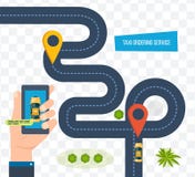 Service d'ordre de taxi Ordre en ligne de taxi, appel par le téléphone, application Illustration de Vecteur Service d'ordre de taxi Ordre en ligne de taxi, appel par le téléphone, application Illustration de Vecteur