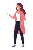 Service de mini-messages mill?naire de smartphone de jeune illustration libre de droits Service de mini-messages mill?naire de smartphone de jeune illustration libre de droits