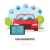 Service de voiture, concept de service d'assurance de collision ou symbole diagnostique de magasin de boutique de service de pièc Photographie stock libre de droits Service de voiture, concept de service d'assurance de collision ou symbole diagnostique de magasin de boutique de service de pièc Photographie stock libre de droits