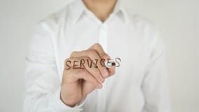 Services, Written on Glass royalty free stock photos Services, Written on Glass royalty free stock photos