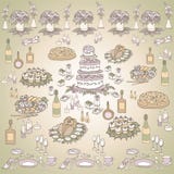 Servir une couleur du festiv sept illustration stock Servir une couleur du festiv sept illustration stock