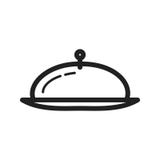 Serw gość restauracji ilustracji Serw gość restauracji ilustracji