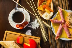 Sessione sana dell'alimento nella casa immagini stock Sessione sana dell'alimento nella casa immagini stock