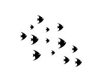 set of abstract fish background template vector stock illustration set of abstract fish background template vector stock illustration