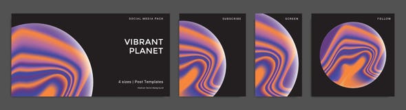 Set of abstract trendy backgrounds royalty free illustration Set of abstract trendy backgrounds royalty free illustration