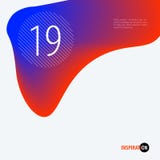 Abstract design of colourful flow vector elements for modern background with fluid gradient shapes for business branding Royalty Free Stock Photography Abstract design of colourful flow vector elements for modern background with fluid gradient shapes for business branding Royalty Free Stock Photography