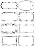 Set antyk ramy royalty ilustracja Set antyk ramy royalty ilustracja