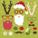 Set av julelement vektor illustrationer Set av julelement vektor illustrationer