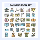 Set of 30 Business, Banking and Finance Icon, New style in Filled NBA or Unconnected Outline style stock illustration Set of 30 Business, Banking and Finance Icon, New style in Filled NBA or Unconnected Outline style stock illustration