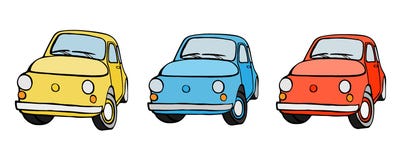 Set with cars stock illustration Set with cars stock illustration