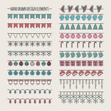 Set of 2016 Christmas season hand drawn vector vector illustration Set of 2016 Christmas season hand drawn vector vector illustration