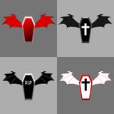 Set of Colored Coffins with Devil Wings for your Design, Game, Card. Halloween Elements.Vector Illustration. vector illustration Set of Colored Coffins with Devil Wings for your Design, Game, Card. Halloween Elements.Vector Illustration. vector illustration