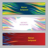 Set of colorful abstract banners royalty free illustration Set of colorful abstract banners royalty free illustration