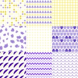 Set of colorful elegant seamless patterns royalty free illustration Set of colorful elegant seamless patterns royalty free illustration
