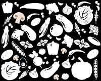 Set of different kinds of vegetables icons. stock illustration Set of different kinds of vegetables icons. stock illustration