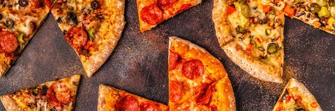 Set of different pizzas royalty free stock photo Set of different pizzas royalty free stock photo