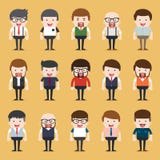 Set of diverse business people. Different and dress styles. stock illustration Set of diverse business people. Different and dress styles. stock illustration