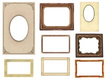 Set of eight vintage photo frames Royalty Free Stock Image Set of eight vintage photo frames Royalty Free Stock Image