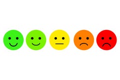 Set of emoji. Emoticons vector icon. Rating for web or app Stock Photo Set of emoji. Emoticons vector icon. Rating for web or app Stock Photo
