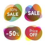 set etiketter för försäljning Rabatt- och för prisförminskning emblemsamling Isolerade Colofrul lägenhetsymboler vektor illustrationer set etiketter för försäljning Rabatt- och för prisförminskning emblemsamling Isolerade Colofrul lägenhetsymboler vektor illustrationer