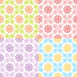 Set of four seamless patterns. vector illustration Set of four seamless patterns. vector illustration