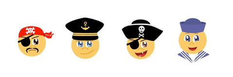 Set Graficzni Emoticons - denny temat Kolekcja emoji Uśmiech ikony royalty ilustracja Set Graficzni Emoticons - denny temat Kolekcja emoji Uśmiech ikony royalty ilustracja
