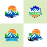 Set Halni logo szablony ilustracji Set Halni logo szablony ilustracji