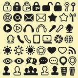 Set of Icons for Mobile, Media and Web stock illustration Set of Icons for Mobile, Media and Web stock illustration