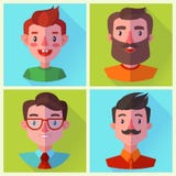 Set of man characters in flat design style. Vector illustration. vector illustration Set of man characters in flat design style. Vector illustration. vector illustration