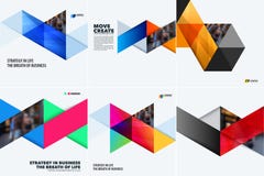 Set of modern design abstract templates. Creative business background with colourful triangles for promotion, banner vector illustration Set of modern design abstract templates. Creative business background with colourful triangles for promotion, banner vector illustration