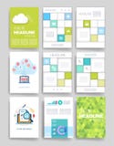 Set Modne abstrakt karty z Tajemniczymi logami Nowożytny modnisia styl dla zaproszenia, Biznesowy Współczesny projekt ilustracja wektor Set Modne abstrakt karty z Tajemniczymi logami Nowożytny modnisia styl dla zaproszenia, Biznesowy Współczesny projekt ilustracja wektor