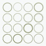 Set Of Circle Border Decorative Christmas And Holiday Symbol Patterns Royalty Free Stock Photography Set Of Circle Border Decorative Christmas And Holiday Symbol Patterns Royalty Free Stock Photography