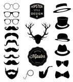 Set Of Collection Vintage Fashion Elements. Vector Illustration Royalty Free Stock Photography Set Of Collection Vintage Fashion Elements. Vector Illustration Royalty Free Stock Photography