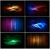Set Of Colorful Abstract Neon Backgrounds. Stock Photo Set Of Colorful Abstract Neon Backgrounds. Stock Photo