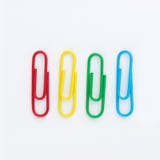 Set Of Colorful Paperclip Royalty Free Stock Image