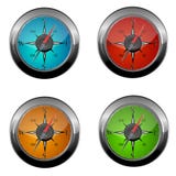 Set Of Compass Icons Stock Photo