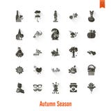 Set Of Flat Autumn Icons Royalty Free Stock Photo Set Of Flat Autumn Icons Royalty Free Stock Photo