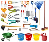Set Of Tools Royalty Free Stock Images