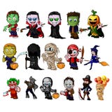 Set postać z kreskówki dla Halloween ilustracji Set postać z kreskówki dla Halloween ilustracji