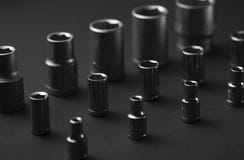 The set of screwdriver bits stock image The set of screwdriver bits stock image