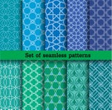Set of seamless patterns.Used for wallpaper, print, pattern, fabric,. Repetitive work, tile work, advertising, web design Stock Photo Set of seamless patterns.Used for wallpaper, print, pattern, fabric,. Repetitive work, tile work, advertising, web design Stock Photo